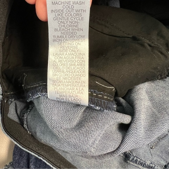 Democracy Women's Ab Solution Denim Drawstring Bermuda Short Size 2 - Picture 9 of 11